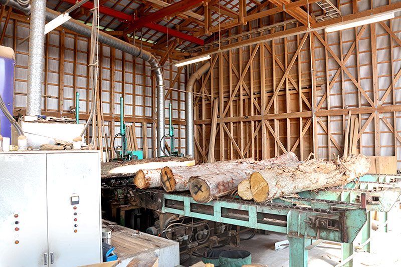 シンラテックの木材製材